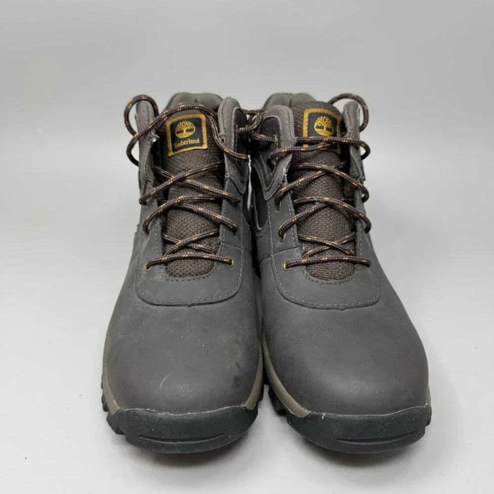 Timberland Mt. Maddsen Waterproof Boots Boys Size 7 Shoes Brown Leather